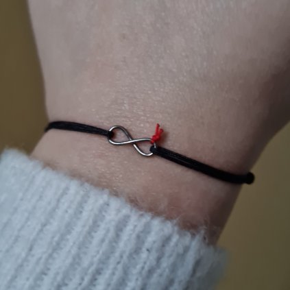 Náramek nekonečno- poslední příležitost, stříbro