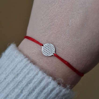 Náramek mandala- poslední příležitost, stříbro