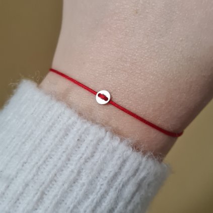 Kabbalah s kolečkem tečka- poslední příležitost, stříbro