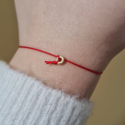 Donut s uzlíkem štěstí- poslední příležitost, pozlacené stříbro žlutým zlatem