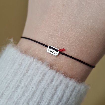 Náramek navždy- poslední příležitost, stříbro