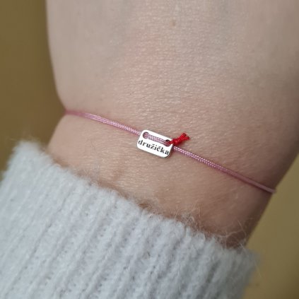 Náramek družička- poslední příležitost, stříbro