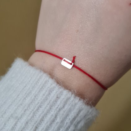 Náramek s uzlíkem štěstí- poslední příležitost, stříbro