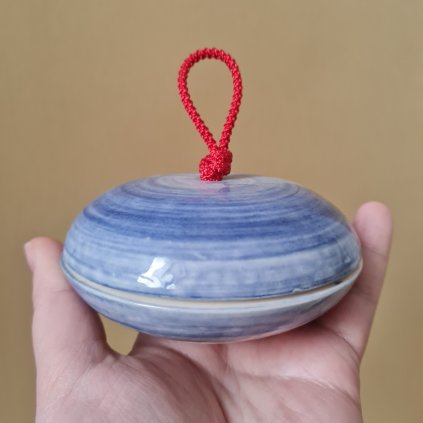 Šperkovnice, modrá