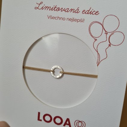 Limitovaná edice Kroužek všechno nejlepší - stříbro