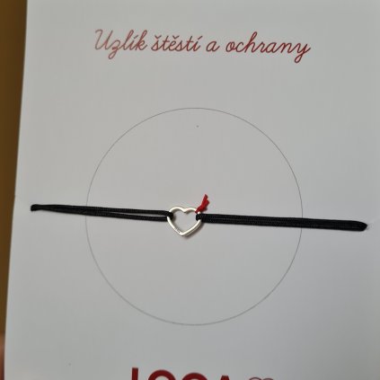 Srdíčko, náramek Poslední příležitost - stříbro