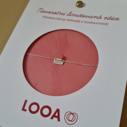 Náramek Novoroční limitovaná edice Začnu. Poslední příležitost - stříbro