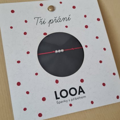 Tři prání, náramek Poslední příležitost - stříbro