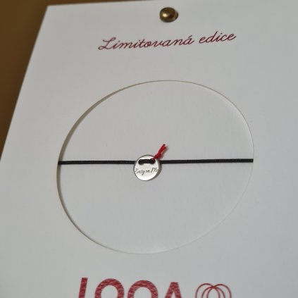 Limitovaná edice Easy on Me, náramek poslední příležitost, bílé zlato