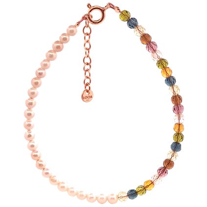 perly a swarovski krystal naramek looa