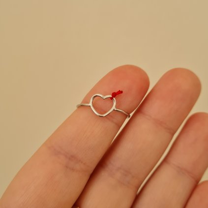 Prsten srdíčko, 54- poslední příležitost, bílé zlato