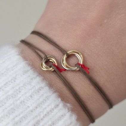 trio krouzku ve zlate sperky looa brno