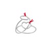 prsten se srdickem sperky looa bile zlato