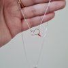 Spojené kroužky, náhrdelník Poslední příležitost - stříbro 40 cm