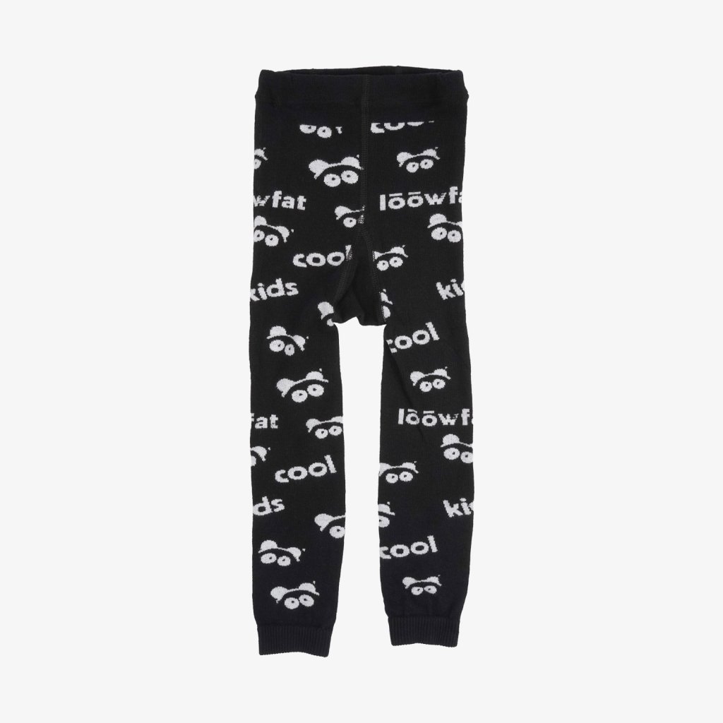 Kids Knitted Leggings COOL KIDS Black LoowFAT
