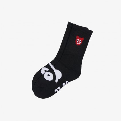 Panda Socks BLK 02