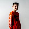 Detské Tričko Wide LS Chris | Červená
