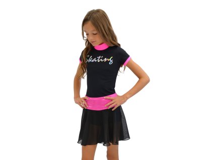 497 SUKŇA SO ŠORTKAMI DIEVČENSKÁNEON LOOK 122 1671