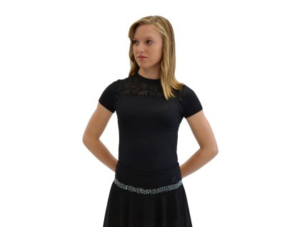 TRIČKO  DÁMSKES VYŠÍVANÝM TYLOM LOOK 122 3774