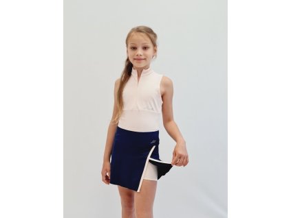 dievčenský tenisový  setsukňa so šortkami a tričko LOOK 122 4344