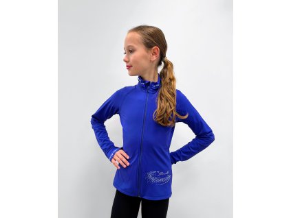 3752 GYMNASTICKÁ BUNDA VÍR S APLIKÁCIOU GYMNASTICS