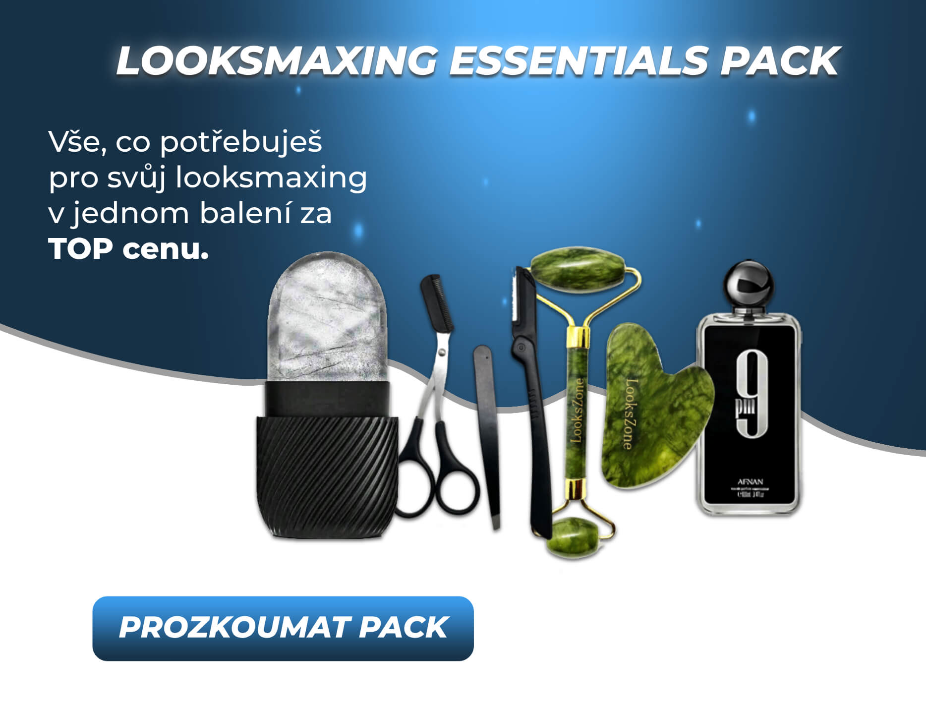 Vše co potřebuješ pro svůj looksmaxing v jednom balení za TOP cenu!