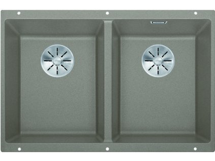 Granitový dřez Blanco SUBLINE 350/350 U InFino Silgranit tartufo bez táhla 523581