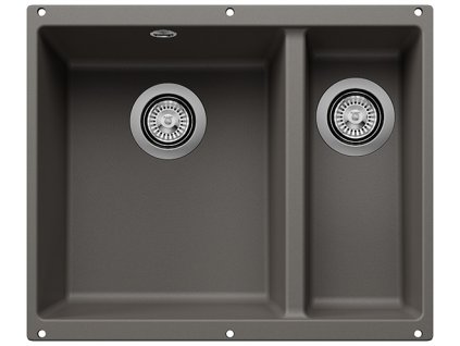 Blanco Rotan 340/160 U Silgranit šedá vulkán, bez táhla, dřez vlevo