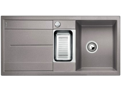 Blanco METRA 6 S - F Silgranit šedá vulkán  obous. prov. s excentrem přísluš. ano