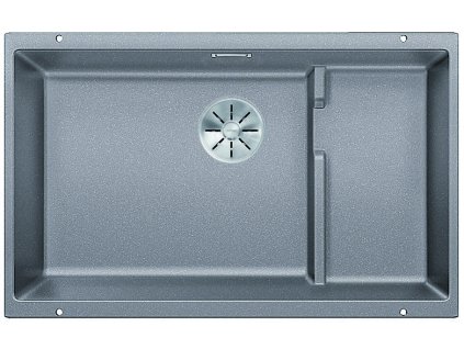 Granitový dřez Blanco SUBLINE 700 U Level InFino Silgranit aluminium dřez vlevo a nerez košem 523454