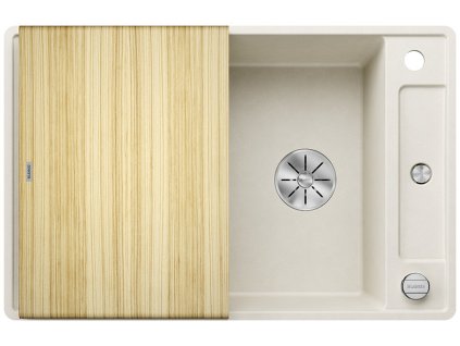 Blanco AXIA III 45 S-F InFino silgranit bílá soft dřez vpravo s excentrem a dř. deskou
