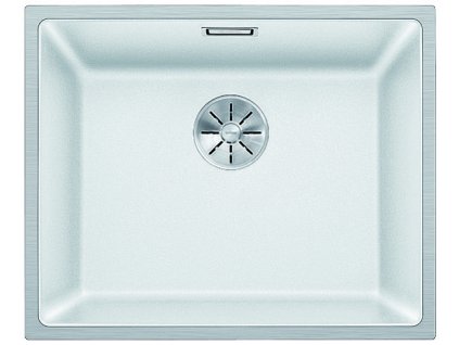 Granitový dřez Blanco SUBLINE 500 IF SteelFrame InFino Silgranit bílá bez táhla 524110
