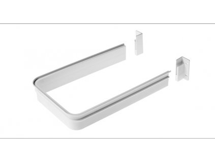 Límec pro výřez pod umyvadlo/dřez bílý