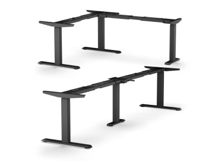 Elektricky stavitelna podnož In corner černá