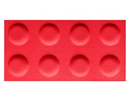 Nástěnný dětský 3D obklad kostka 60×30 cm – různé barvy (Obkladový panel: Barva Šedá světlá)