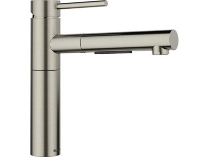 Blanco ALTA II-S satin platinum, výsuvná sprcha s přepínáním