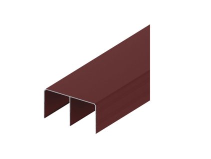 horni vedeni dvojite bordo matna