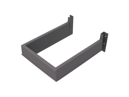 Límec pro výřez pod umyvadlo/dřez antracit 181x253