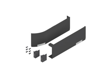 sada krytek aventos hf top pro servo drive tmave kovove seda