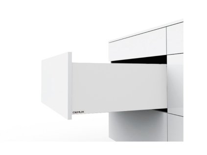 zasuvka h box s bocnici vyska 199 mm barva bila