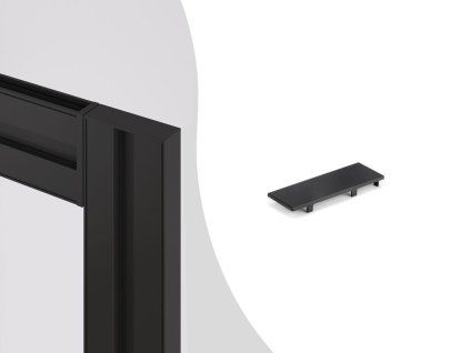 Krytka profilu systému ZERO černá