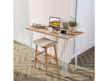 Stolová noha RAPTOR - bílá matná