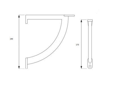 policova podpera 595 bila detail technicky