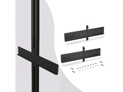 Montážní sada pro výsuvné koše do systému ZERO černá