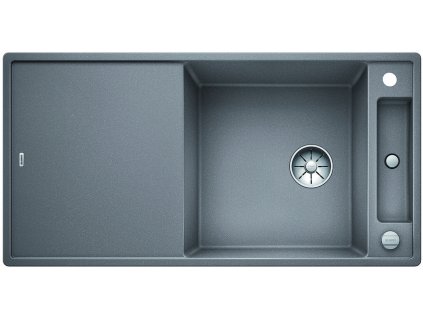 Granitový dřez Blanco AXIA III XL 6 S InFino Silgranit aluminium skl.kráj.deska oboustr.prov. s exc. 523512
