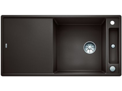 Granitový dřez Blanco AXIA III XL 6 S-F InFino káva + skleněná krájecí deska a excentr 523531