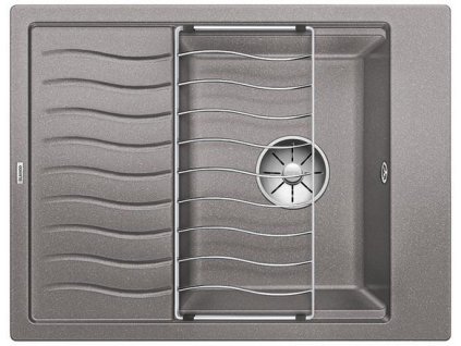 Blanco ELON 45 S InFino Silgranit aluminium obous. bez exc. + přísluš.