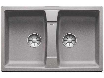 Blanco LEXA 8 InFino Silgranit aluminium oboustranný bez excentru