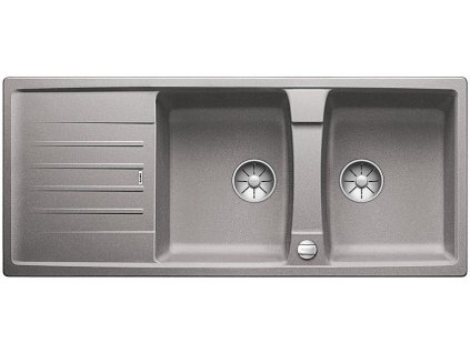 Blanco LEXA 8 S InFino Silgranit aluminium oboustranný s excentrem