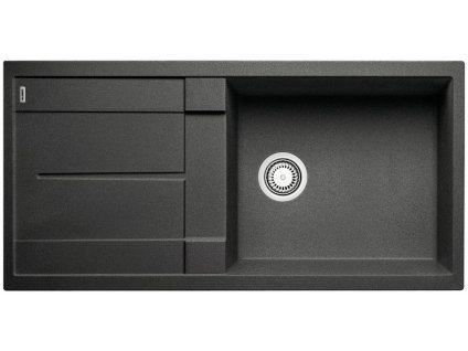 Granitový dřez Blanco METRA XL 6 S Silgranit antracit oboustranné provedení 515142